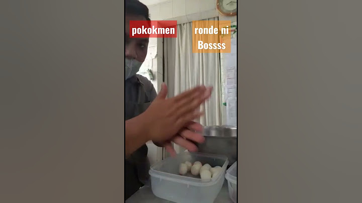 #tutorial #tutorialsingkat #membuat #bakso #ronde #wedangronde