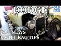 Fan fix on the vintage Dodge (will it work?) + &quot;oily rag&quot;