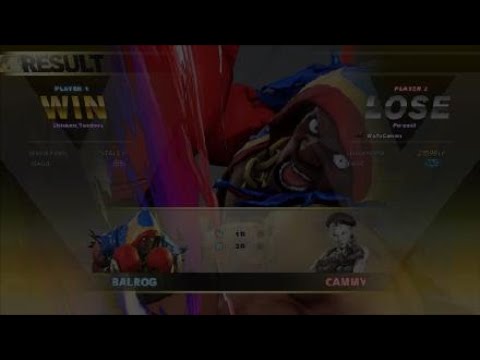 Grand Master Balrog Chicken_Tenders (BrianF?) Schooling my Ultra Diamond Ranked Cammy PS4 SFVCES5