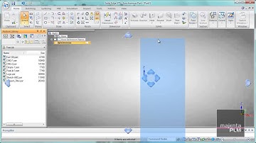 Solid Edge ST5 - Working with Docking Panes