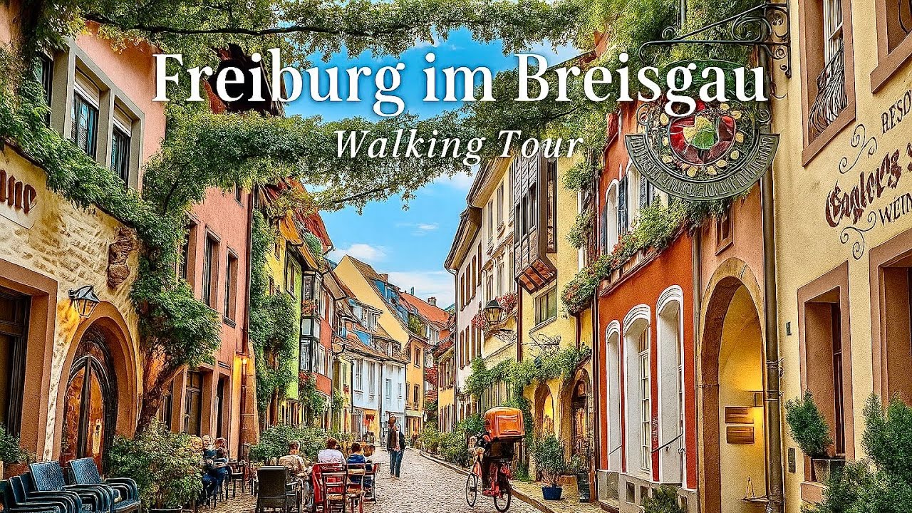 Beautiful Freiburg im Breisgau. Walking Tour (August 29, 2025). Germany 🇩🇪