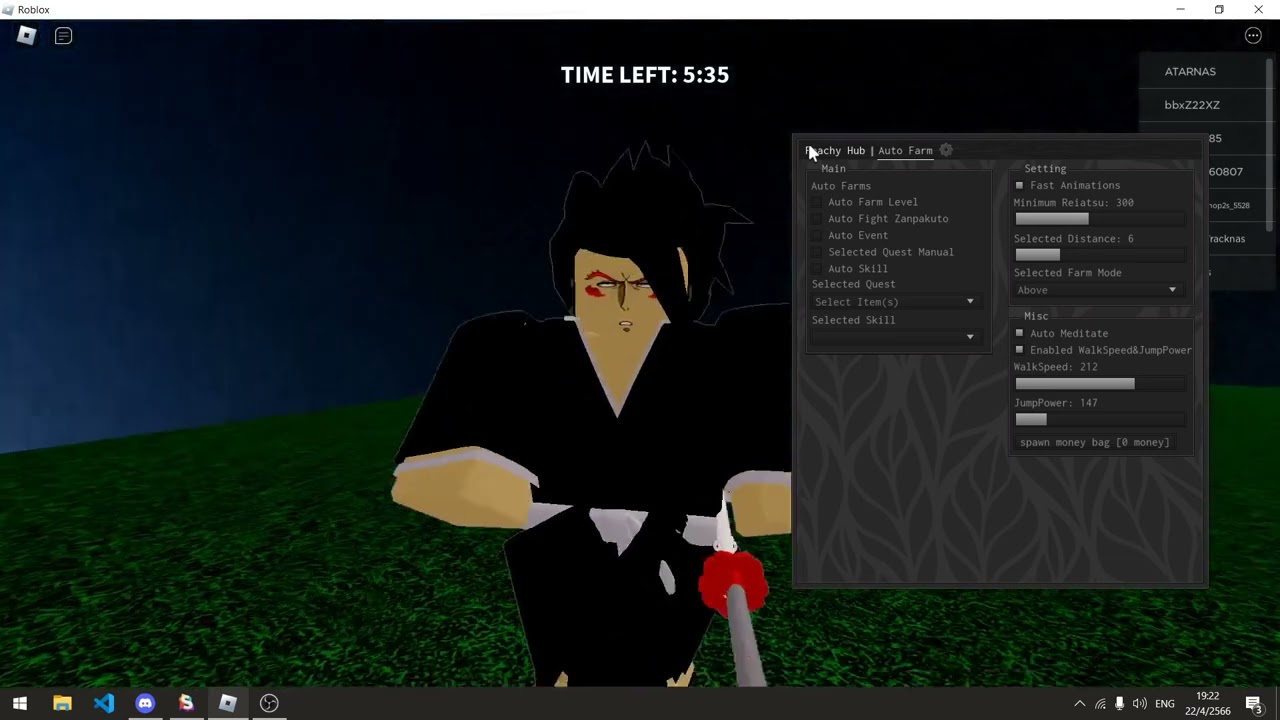 GitHub - TheRealChickon/ProjectMugetsuAutoMeditate: Automatically meditate  in the Roblox game: Project Mugetsu