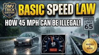 Details Basic Speed Law vs Absolute Speed Limits (2026): DMV Test Cheat Sheet & Speeding Rules Update