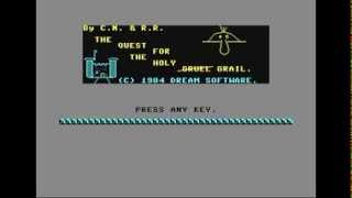 Commodore 64: Quest for the Holy Grail game ending by Mastertronic