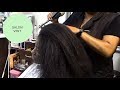 Salon Visit/ Straightening Natural Hair ( Type 4 Hair)