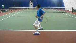 Brandon Bulaclac Forehands Back View