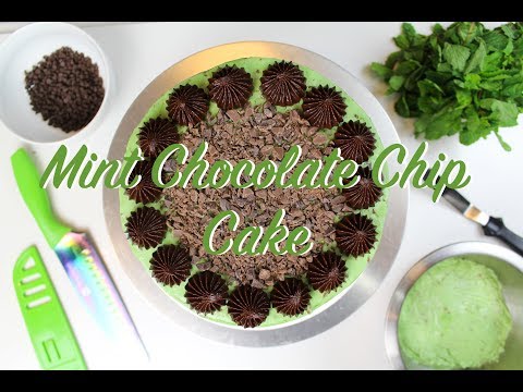 Mint Chocolate Chip Cake | CHELSWEETS