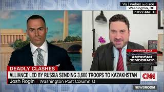CNN Newsroom With Josh Rogin and Boris Sanchez on Putin, Ukraine and Kazakhstan  1/8/22