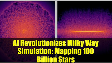 AI Revolutionizes Milky Way Simulation: Mapping 100 Billion Stars
