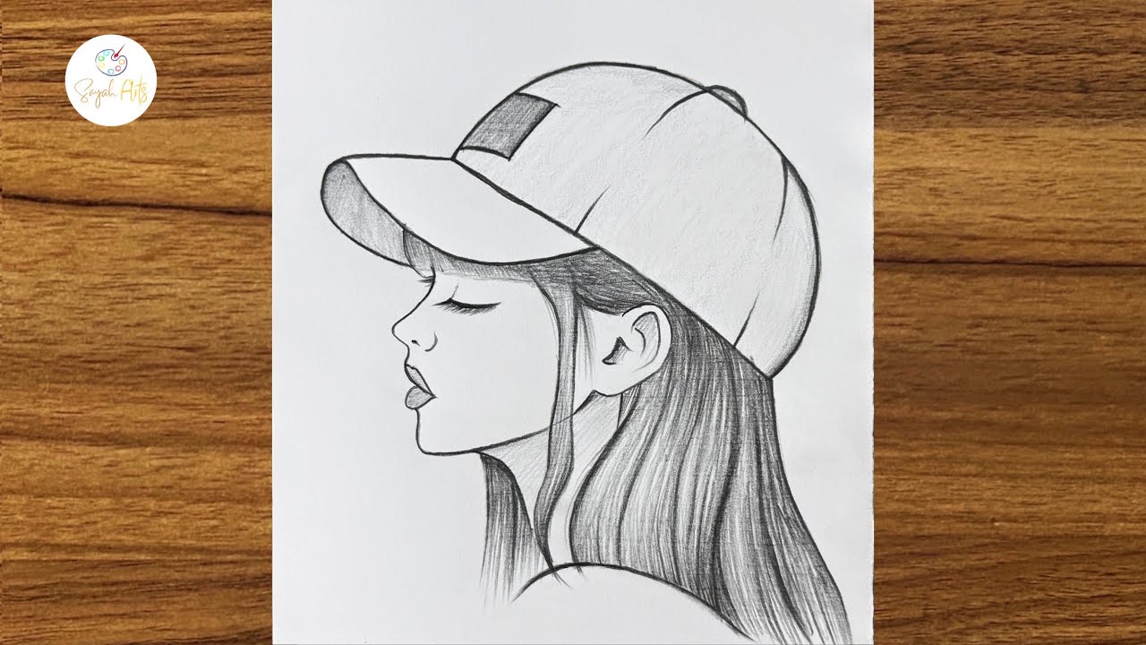 How to draw a girl step by step || Easy drawing for girls step by step ...