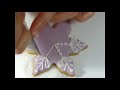 How to decorate snowflakes cookies 雪花糖霜餅乾