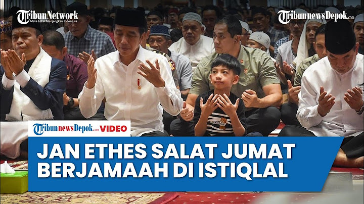 Jan Ethes Salat Jumat Berjamaaah Di Masjid Istiqlal