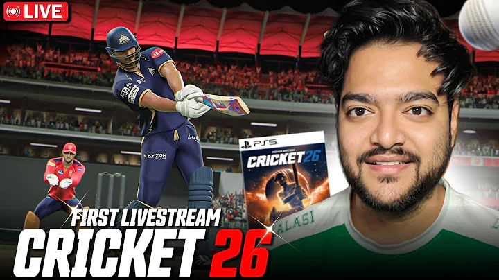 CRICKET 26 FIRST LIVESTREAM 🔴 | Launch Day Gameplay Reveal | RushPlayz