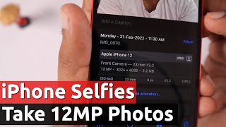 iPhone FRONT CAMERA Takes 7MP PHOTOS Instead of 12MP, WHY? screenshot 4