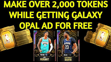 NBA 2K20 MyTeam- Easiest Way To Get Over 2,000 Tokens While Going For Opal AD! Best Sets To Complete