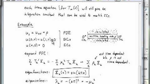 UCSB ChE230A - eigenfunction expansion