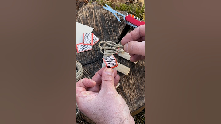 Survival Skills: How to Make Stormproof Matches for Extreme Conditions. #survival #camping