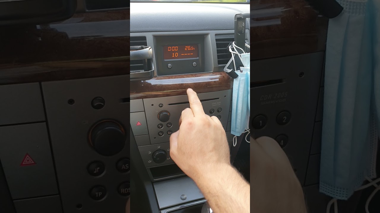 Radio Code opel vectra CDR 2005 SIEMENS VDO