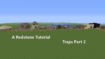 [Minecraft Redstone Tutorial] Traps in Minecraft Part 2