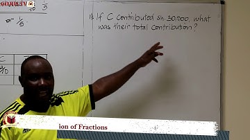 MATHEMATICS LESSON, APPLICATION OF FRACTIONS PART 1, GOMBE JUNIOR SCHOOL E-LEARNING UGANDA