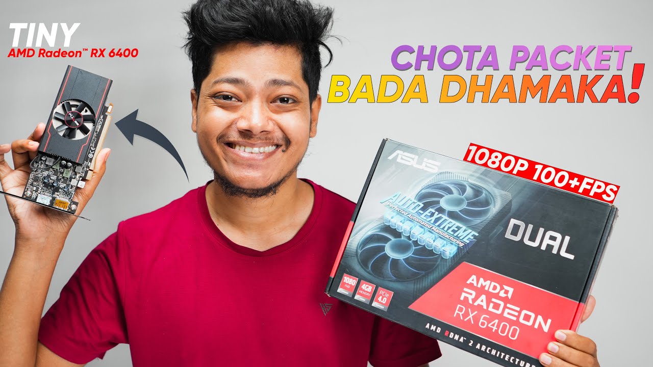 Best Graphic Card (GPU) Under 10,000 in 2023 AMD Radeon™ RX 6400 Review & Gaming Test YouTube