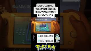 DUPLICATING POKÉMON BOXES IN SECONDS POKÉMON BOX GLITCH #pokemonbdsp