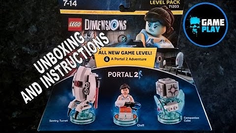 Lego Dimensions Portal 2 Level Pack Unboxing And Instructions