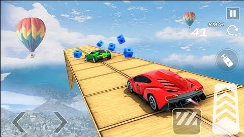 Car Stunt Games Gameplay | Mega Ramp Impossible Tracks | Extreme 3D Car Racing🔥