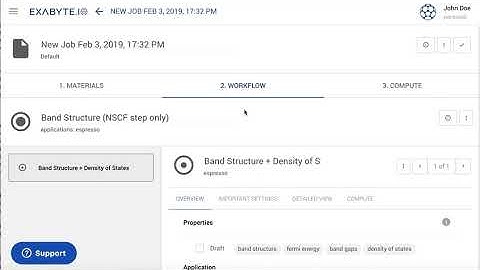 Exabyte.io Tutorial: Restart From Previous Run