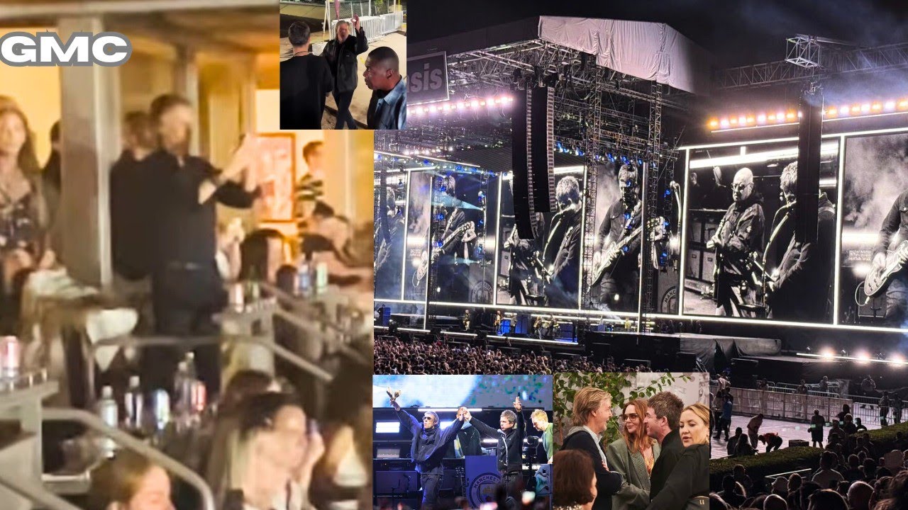 SURPRISE, Paul McCartney attended the Oasis reunion show at the Rose Bowl Stadium, California.