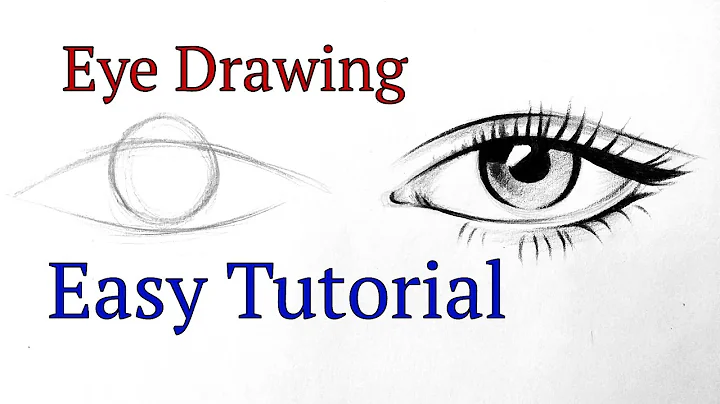 How to draw an eye/eyes easy step by step for beginners Eye drawing easy tutorial with pencil basics