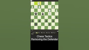 Chess Tactics Removing the Defender 2