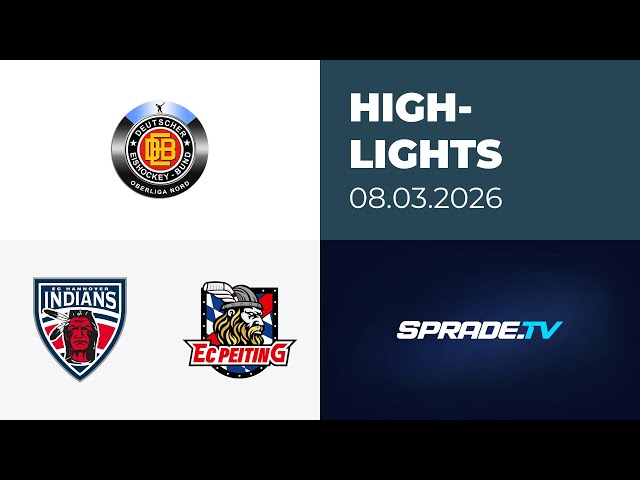 08.03.2026 - Highlights - Hannover Indians vs. EC Peiting