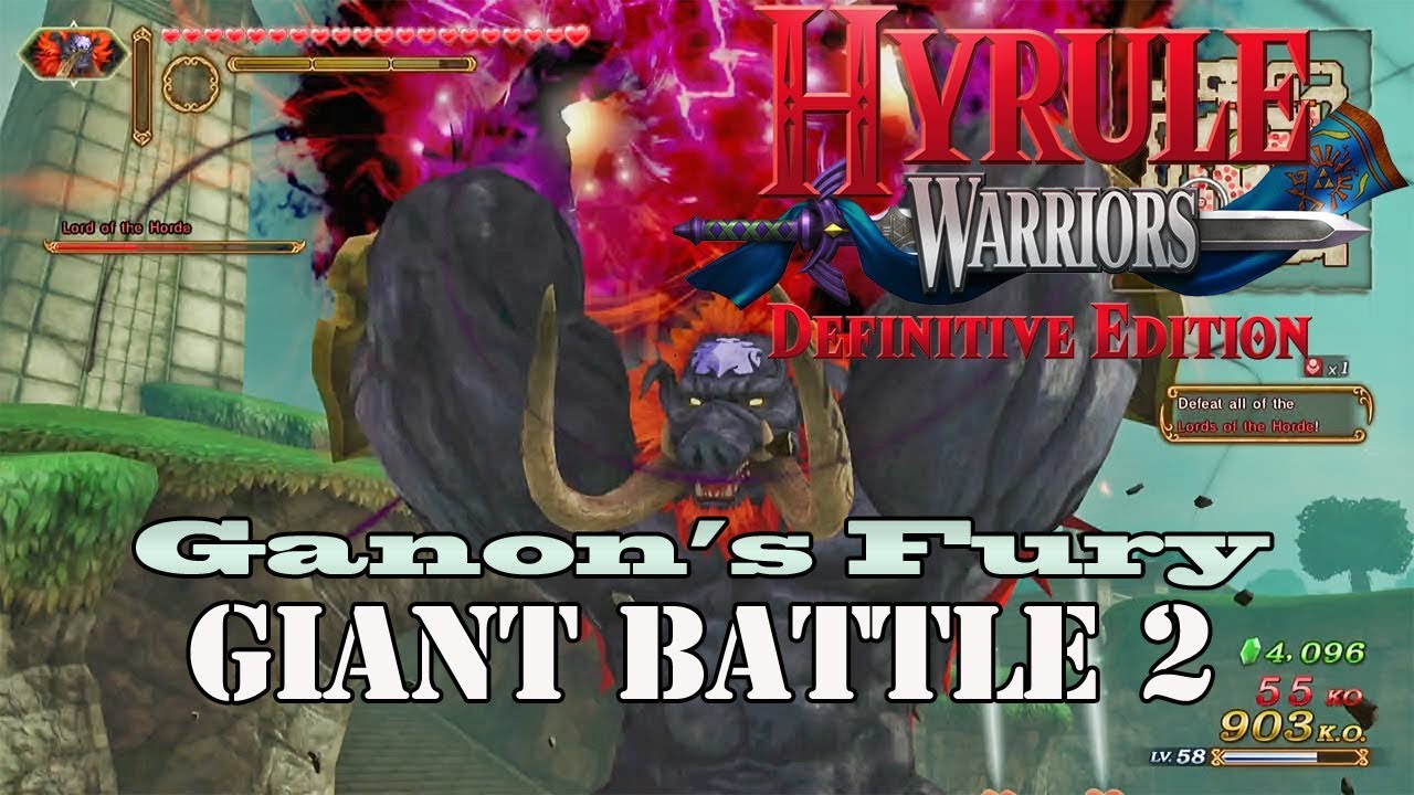 Hyrule Warriors: Definitive Edition - Ganon's Fury: Giant Battle 2 (60fps)