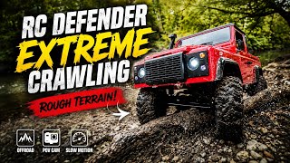 ULTIMATE RC Land Rover Defender - Extreme 4x4 Crawling (POV & Slow Motion)- 4K