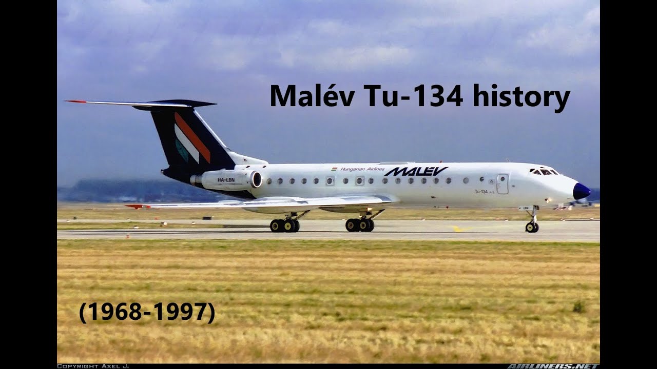 Malév Tupolev Tu-134 history (1968-1997)