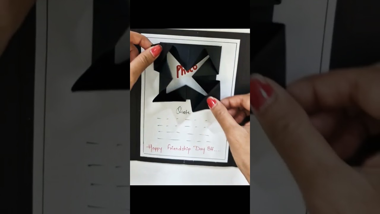 Simple Friendship Day Card💯✨ 