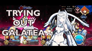 [FGO NA] Galatea 3 Turn Demonstration | Scapegoat - Kiara (Fully Nerfed)