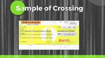 Crossings of Cheque