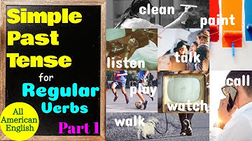 Simple Past | Regular Verbs Part 1 | What did you do yesterday? | Grammar | All American English