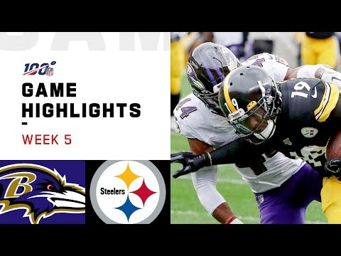 Ravens vs. Steelers Week 5 Highlights | NFL 2019