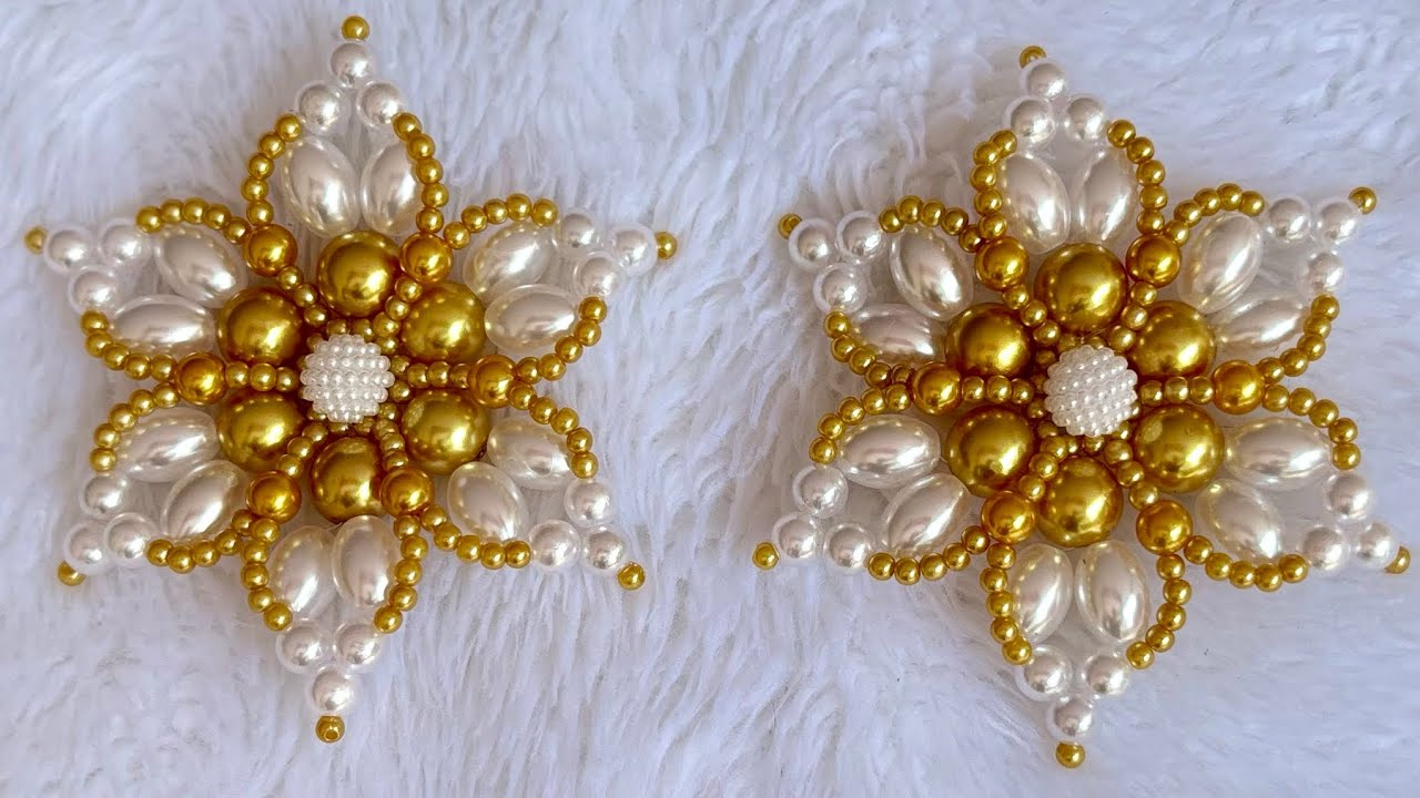 FLOR DE PÉROLAS com pérola oval