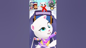 Talking Tom Gold Run Vs Angela Vs Subway Surfer #shorts #talkingtomgoldrun #subwaysurfers #angela