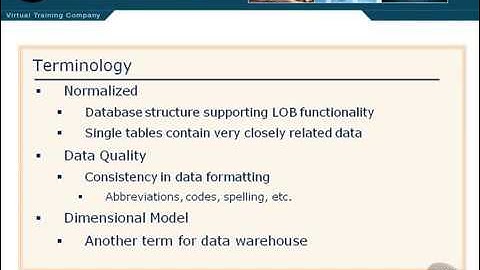 Implementing a Data Warehouse with SQL Server 5  Terminology   YouTube