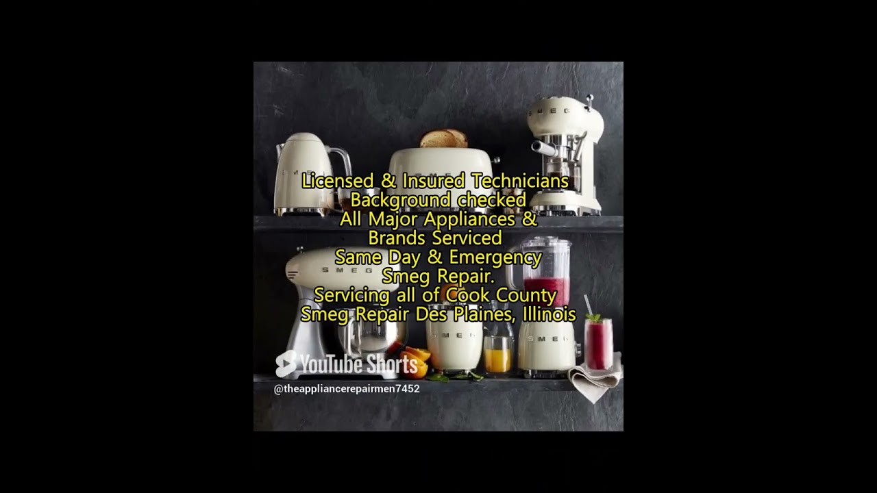 Smeg Repair Des Plaines, IL 773-739-6941