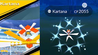 First Ever ✨Shiny Kartana Raid in #pokemongo