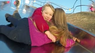 Victoria Park Slide GoPro Slow Motion 120FPS - Hackney London
