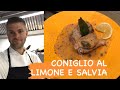 CONIGLIO IN CASSERUOLA aromatizzato al limone e salvia