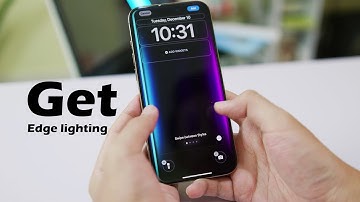 Get Edge lighting style on iPhone 16 & 16 Pro Max