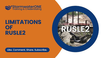 Limitations of RUSLE2 - #StormwaterONE #RUSLE2